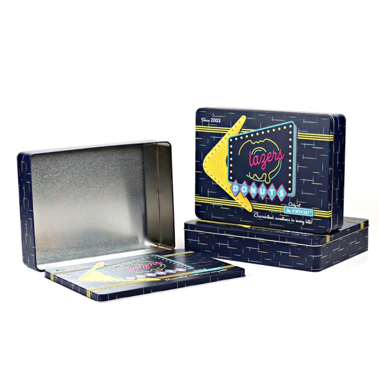 Rectangular Tin Containers With Lid