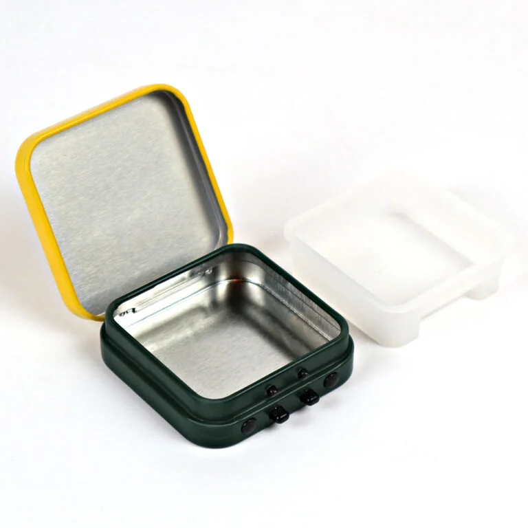 Child Resistant Tin Containers
