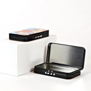 Hinged Lid Tin Containers