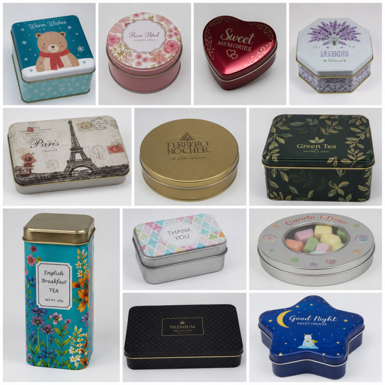 From concept to retail-ready custom tin packaging